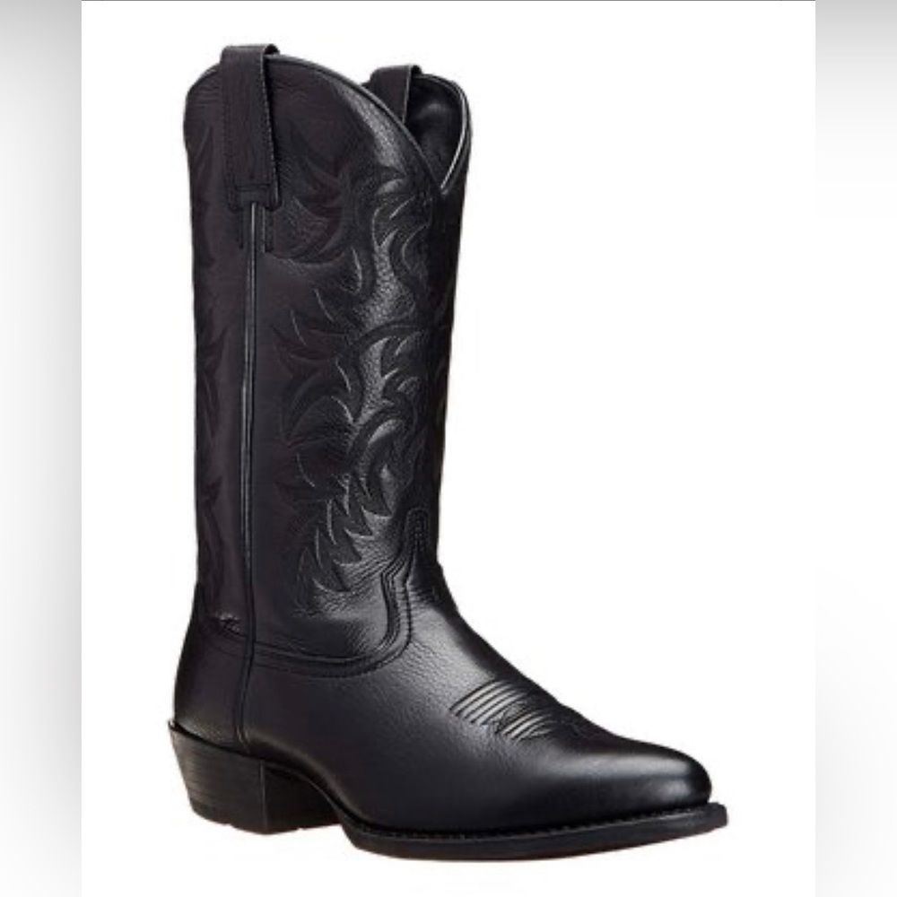 Black cowboy boots ladies size 8 new never worn